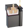 Internet Red Creative Cigarette Case Lighter Integrated 20 Pack Personalizado Portátil À Prova de Pressão À Prova de Umidade Isqueiro com Isqueiro