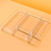 Compartimento de almacenamiento con cajón, compartimento para guardar artículos diversos, compartimento para artefactos de escritorio, cocina, acabado transparente, caja pequeña al por mayor