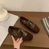 Zapatos Mary Jane cuadrados de estilo retro francés para mujer, nueva colección otoño/invierno 2026, planos cómodos de suela blanda para uso diario