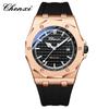 Relógio Chenxi relógio masculino novo relógio da moda atacado relógio de quartzo transfronteiriço calendário de silicone masculino