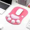 Atacado do Fabricante Mouse Pad, Mouse Pad de Garra de Gato em Silicone Macio, Apoio de Pulso Antiderrapante, Almofada de Apoio para o Pulso, Feito Sob Medida