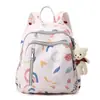 Bolsa de Maternidad Jingqi Capacidad Pequeña Bolsa para Madre y Bebé Mochila para Bebé para Salir con el Bebé Mochila Casual Nueva Separación Seca y Húmeda
