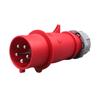 ZDCEE trifásico cinco fios 16A plugue de aviação industrial substituível 5 pinos motor sequência de fase direta e reversa conversão de fase