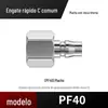 Conector Rápido Tipo C Mangueira de Ar Plug Rápido Conexões Pneumáticas Compressor de Ar Bomba de Ar Pistola de Soprar Poeira Tambor de Ar Sp Componentes Pneumáticos