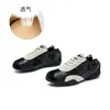 Bestseller de Douyin 2 cm y 5 cm Capa Superior Cuero de Vaca Encerado Aceitoso Versión Brisa de Otoño Zapatos de Mujer Zapatos de Entrenamiento Alemanes Mocasines Casuales