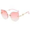 Gafas de sol de moda para niños transfronterizos, lindas gafas de sol personalizadas para bebés, niños y niñas, gafas de sol populares de Internet para sesiones de fotos callejeras.