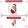 Árvore de Natal Criativa Papai Noel Espiando Cabeça Interruptor Adesivo Adesivo de Parede Fundo de Parede Decoração de Casa Adesivo de Parede Autoadesivo
