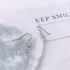 Gancho de oreja de gancho de oreja con incrustaciones de circonita y pedrería en forma de C, aguja de oreja, material para pendientes hechos a mano DIY, bolsa de accesorios, accesorios, suministro directo de fabricantes de pendientes