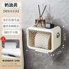 Soporte de Papel Higiénico de Plástico para Pared de Baño Impermeable Sin Taladro Caja para Rollo Estante Creativo de Almacenamiento