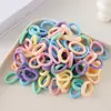 Elásticos de Cabelo Infantis, Prendedores de Cabelo para Bebês, 100 Peças em um Saco, Anéis de Toalha Sem Costura, Anéis para Polegar, Prendedores de Cabelo Não Danificam, Prendedores de Cabelo para Meninas