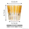 Copa de Cristal Grueso Estilo Ins para Bar KTV Especial Copa de Whisky Copa de Vino Extranjero Copa de Agua Colorida para el Hogar