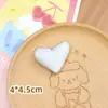 Algodón Merzerizado Relleno Estilo Coreano Estrella de Cinco Puntas Lazo de Perla Corazón Tela Flor de Cinco Pétalos Estéreo Accesorios para el Cabello de Niños