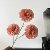 Hibisco para Casamento Flores Artificiais Flores de Seda Decoração de Casamento Materiais Florais Flores Artificiais Arranjo de Flores Flores de Peônia Rosa Flores de Hibisco