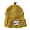 Gorro de Invierno Nuevo para Niños Qiunan, Lindo Gorro de Punto de Manzana, Cálido Gorro de Lana Cortavientos, Gorro de Bebé Pullover