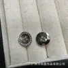 Botões Metálicos de Quatro Furos para Primavera e Verão, Botões Pequenos Perfumados Costurados à Mão, Mangas de Camisa Cardigã de Chiffon Feminino, Botões para Acessórios de Roupa