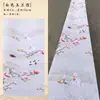 Tela de techo estilo chino para bodas decoración de banquete de bodas cortina de gasa estilo antiguo pintura a tinta colgante superior cortina de tela de techo de boda