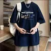 Camiseta de Manga Corta Estilo Retro Americano para Hombre 2026 Nueva Marca de Moda Verano Estilo Hong Kong Ins Holgada Casual Camiseta de Media Manga Ropa para Hombre