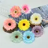 Flor Gerbera Artificial Crisântemo Sol Artificial Roupas Chapéu Bolsa Dor com Flores Ventilador DIY Adereços Caixa de Flores Pulseira