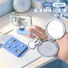 Miffy Pantalla Completa Espejo de Papel Plegable Espejo de Maquillaje de Escritorio Portátil Espejo de Mano Pantalla HD Espejo de Tocador de Escritorio para Dormitorio de Estudiante
