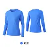 Camiseta Deportiva Exterior para Correr para Hombres y Mujeres de Secado Rápido Manga Larga Cuadros Transpirable Absorbe la Humedad Ropa Ligera de Secado Rápido para Maratón