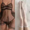 Lencería sexy para mujer, camisola vestido de encaje, transparente, sin desvestir, conjunto de uniforme sexy, ropa de dormir seductora, sin espalda