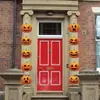 Nuevas Decoraciones Transfronterizas para Fiesta de Halloween, Decoraciones de Calabaza, Colgantes para Puerta, Decoraciones Colgantes para la Entrada de la Puerta de Halloween