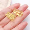 Acrílico 12*19mm Agujero Vertical Transparente Oso DIY Pulsera Collar Pendiente Llavero Colgante Accesorios de Joyería