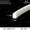 Espuma de Silicona Sólida Semicircular Roja Resistente a Altas Temperaturas Espuma Anti-Colisión Sello de Puerta de Gabinete Tira de Sellado Mecánico para Huecos Forma D