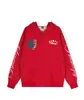 Sudadera con Cierre y Capucha Bordada de Estrella Estilo Retro Americano para Hombres y Mujeres Holgada Versátil Raya Vertical Casual Ropa Exterior de Pareja Moderna
