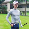 Ty Verão Sensação de Gelo Roupas de Golfe Masculinas Proteção Solar Roupas Camada Base Esportes Secagem Rápida Ajustada Roupa Íntima Camiseta de Manga Longa