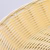 Cesta de mimbre sintético para pan tienda de snacks pastelería cesta tejida de plástico PE plato de dulces pp cesta tejida ovalada