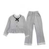 Conjunto de dos piezas de princesa elegante y de moda para niña, estilo nuevo de primavera y otoño de Chanel, traje casual dulce para niña