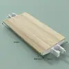 Accesorios para perchero de ropa superior e inferior, diámetro de tubo de 38 mm, varilla metálica para armario DIY, estante de almacenamiento con marco de red, barra transversal, bandeja