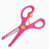 Tesoura Infantil Elástica com Borda Plástica Envolvida, Tesoura de Segurança para Estudantes, Tesoura para Artesanato DIY