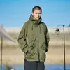 Estilo Primaveral Estilo Funcional Ropa de Carga para Parejas al Aire Libre Chaqueta con Capucha para Mujer 2024 Nueva Holgada de Trabajo Cortavientos Estilo Montaña