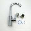 Venta Directa de Fábrica Grifo Giratorio Presurizado de Acero Inoxidable para Agua Caliente y Fría para Fregadero de Cocina, Lavavajillas y Lavamanos