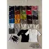 Yuan Xi - Outono Inicial Novo Estilo Coreano Básico Casual Versátil Emagrecedor Gola U Manga Média Camada Base Top Roupas Femininas 4083