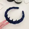 Faixa de Veludo Ursinho ~ Celebridade da Internet Coreana Fofa Pelúcia Artefato Craniano Alto Lavagem de Rosto com Dentes Antiderrapante Acessórios de Cabelo Outono e Inverno