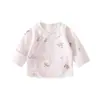 Ropa Jacquard de Algodón de Color Puro Estilo Monje para Bebés Recién Nacidos, Espalda Media, Adecuada para Todas las Estaciones