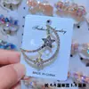 Broche de Mariposa Hueca con Diamantes AB Iridiscentes para Mujer, Pin de Mariposa de Diamantes Lujoso a Todo Color para Trajes y Abrigos, Broche Elegante y Lujoso