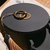 Piedra de entintar para hot pot no seca la tinta piedra de entintar estudio cuatro tesoros papelería suministros de caligrafía 4 pulgadas con tapa mar de tinta barra de tinta plato de tinta principio
