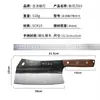Cuchillo de Cocina Forjado Antiguo Puramente Hecho a Mano, Cuchillo Chino para Cortar, Machete Afilado para Carne para el Hogar, Cuchillo Chino para Huesos de Chef Comercial