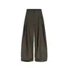 Pantalones Anchos Versátiles de Estilo Japonés Vintage Yidao 2026 Primavera Nuevos Unisex Holgados Casuales para el Trabajo Largos hasta el Suelo
