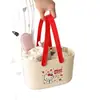 Canasta de tocador Hello Kitty, cesta de almacenamiento de baño portátil, gran capacidad, con drenaje, para usar en la ducha, dormitorio o en un escritorio