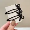Estilo Coreano Otoño e Invierno 2025 Nuevo Sencillo Versátil Color Sólido Pinza para el Cabello de Lazo Pinza Lateral Pinza Lateral para el Flequillo Pinza para el Cabello