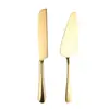Cuchillo para Pastel de Acero Inoxidable Pala para Pizza Espátula para Postre Repostería Casera Cortador de Pan Herramienta para Hornear Juego de Espátulas