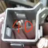Perno de Bloqueo para Barandilla Accesorios de Conexión Piezas de Fijación para Red de Aislamiento de Barandilla Robótica Sujetador para Valla Anillo de Retención Hebilla