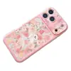 Pantalla Completa Flores y Gatitos Adecuado para iPhone 18 Pro Funda para Teléfono Dos en Uno Apple 16 Nicho Generación 15 Suministro Directo de Fábrica