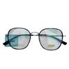Nuevo marco de gafas semi-titanio ultraligero cómodo caja moda retro celebridad de internet ins Little Red Book se puede equiparar con miopía lote mixto