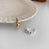 Anillo de Apertura Apilable de Plata Esterlina Coreana con Diseño de Nicho Personalizado de Moda para Mujer, Anillo de Dedo de Celebridad de Internet de Moda